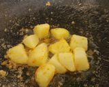 A picture of step 3 of Oler Dalna - Yam Curry - Suran Gravy Sabzi - (Bengali Style).