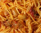 عکس مرحله 4 از دستور ماکارونی با لوبیا و گوشت