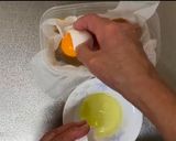 A picture of step 2 of Miso Egg York.