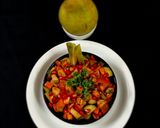 A picture of step 3 of Babugosha (Indian pear) Chaat.
