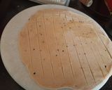 A picture of step 2 of Spring onion laccha paratha.