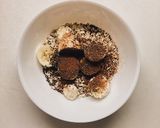 Foto langkah ke 2 dari resep Pisang Kayu Manis Oatmeal.