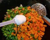A picture of step 2 of Carrot Beans Poriyal.