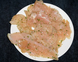 Foto del paso 2 de la receta: ESCALOPAS O MILANESA DE POLLO CON QUESO DE CABRA. JON STYLE