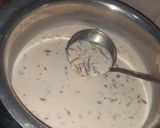A picture of step 1 of Doodh dulari.