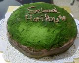 Foto langkah ke 10 dari resep Matcha Choco Mille Crepes Cake.