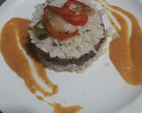 Foto del paso 5 de la receta: Timbal de arroz, lentejas y piperrada