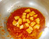 A picture of step 2 of Royal creamy shahi paneer Masala 😋.