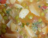 A picture of step 4 of Aloo - matar subji | potato - green peas vegetable.