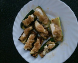 Foto del paso 3 de la receta: Calabacín a la plancha con rulo de cabra y cebolla caramelizada