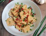 Foto langkah ke 6 dari resep Tahu Cabe Garam.
