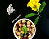 A picture of step 4 of Chickpea Sundal.
