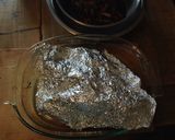 A picture of step 17 of Sauerbraten (Burgunderbraten) with Mushrooms.