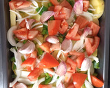 Foto del paso 1 de la receta: Lubina al horno con verduras 🐟🐟🐟