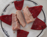 Foto del paso 1 de la receta: Tronco de atún con pimiento de piquillo y limón 🍋