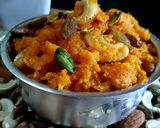 A picture of step 7 of Gajar ka halwa.