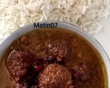 عکس مرحله 3 از دستور فسنجون با گوشت قلقلی