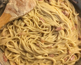 Foto del paso 5 de la receta: Tallarines a la currynara (carbonara con curry)