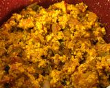 A picture of step 3 of Paneer Bhurji.