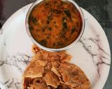 A picture of step 7 of Dhaba style dal palak.