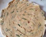 A picture of step 6 of Makke ka lachha paratha.