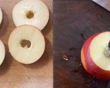 Une image de l'étape 1 de Pommes au four au miel (ou au sirop d’érable).