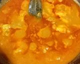 A picture of step 4 of Soya Prawn Curry.