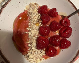 A picture of step 2 of Raspberry polenta.