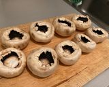 Foto del paso 2 de la receta: Ensalada de champiñones gratinados con Gorgonzola y brócoli