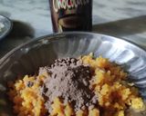 A picture of step 3 of Chocolatey bundi cookpad hat.