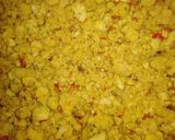 A picture of step 3 of Yam balls.