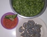Foto langkah ke 1 dari resep Oseng Buncis dan Udang.