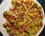 A picture of step 2 of Veggie paratha.
