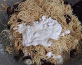 Gambar langkah 5 resipi Fusion Style Garlic Cream Beef Angel Hair with Grilled Veggies.