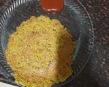 A picture of step 5 of Veg Methi pancakes healthy version.