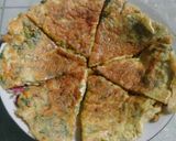 Foto langkah ke 2 dari resep Telur dadar + sayuran.