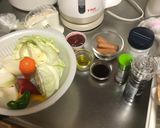 A picture of step 1 of Napolitano Cabbage.