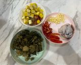 Foto langkah ke 1 dari resep Sawi Asin Tahu Cumi Sosis.