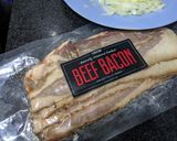 Foto langkah ke 1 dari resep Creamy Fettuccine with Beef Bacon.