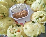 A picture of step 2 of Mix veg sooji & daal idli.