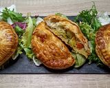 Une image de l'étape 5 de Galettes individuels salés aux poireaux et saint Jacques.