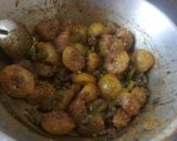 A picture of step 4 of Stir fried amla and green chillies.