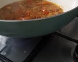 A picture of step 2 of Chicken qeema Aloo.