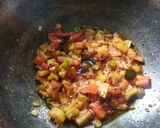 A picture of step 5 of Potato Poha.