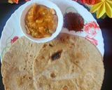 A picture of step 6 of Rajgira Flour Roti.