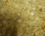 A picture of step 3 of Tuvar Dal Vadai.