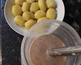 Foto del paso 2 de la receta Gnocchis rellenos de pesto con salsa de shiitakes
