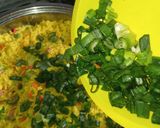 A picture of step 7 of Turmeric fried rice and fried chicken.