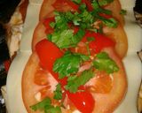 Foto del paso 4 de la receta: Pechuga de pollo a la pizza