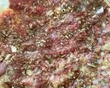 A picture of step 1 of California Farm Wagyu Meatball Soup.